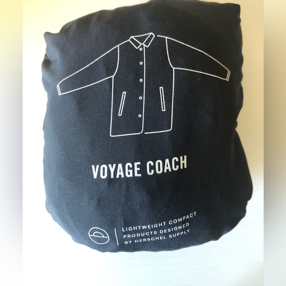 The Herschel Camo Voyage Coaches Jacket Rain Wind Unisex Small - Picture 7 of 8